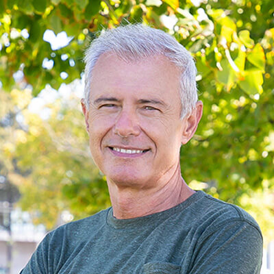 middle age man outside
